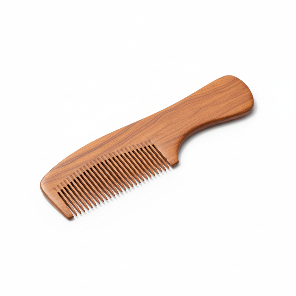 Premium Wooden Beard Comb